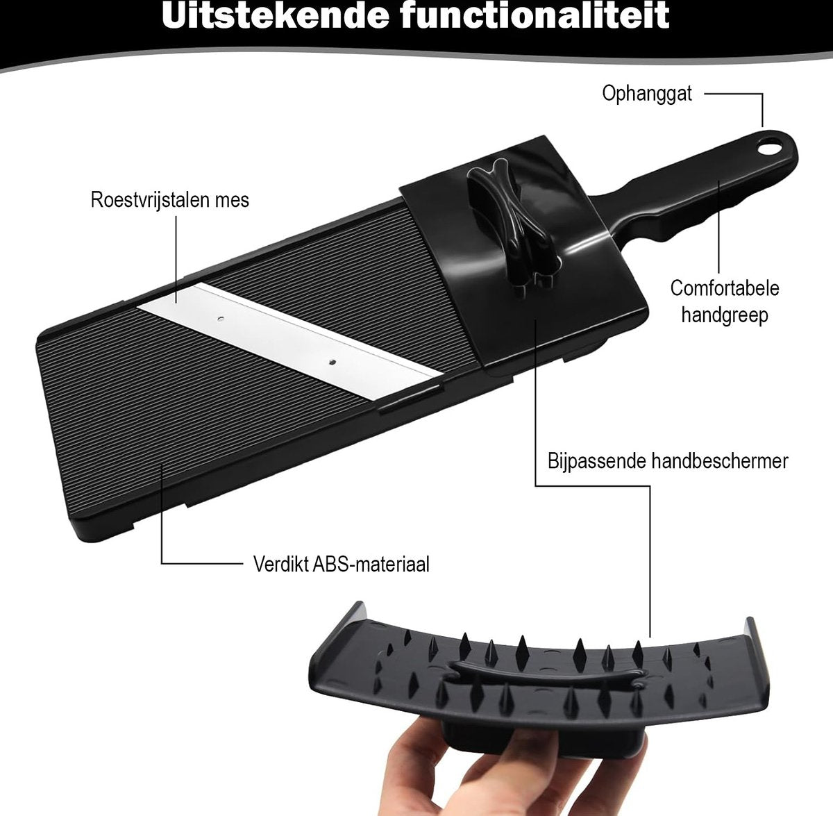 RIVV Japanese Mandoline - Vegetable Slicer - Kitchen Slicer - Manual - Mandolines V1188-MS-313-0068
