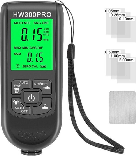 Coating thickness gauge - Paint thickness gauge - Digital coating thickness gauge - Car paint thickness gauge V1188-MS-313-0069