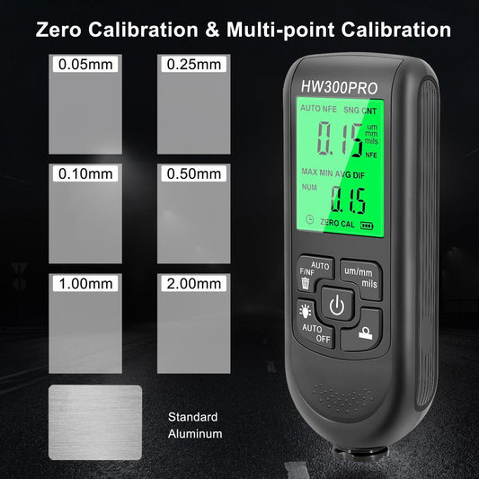 Coating thickness gauge - Paint thickness gauge - Digital coating thickness gauge - Car paint thickness gauge V1188-MS-313-0069