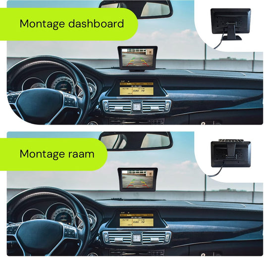 Procar ARC1 HD Parking Backup Camera + 4.3-inch TFT LCD Monitor - Black V1188-MS-313-0071