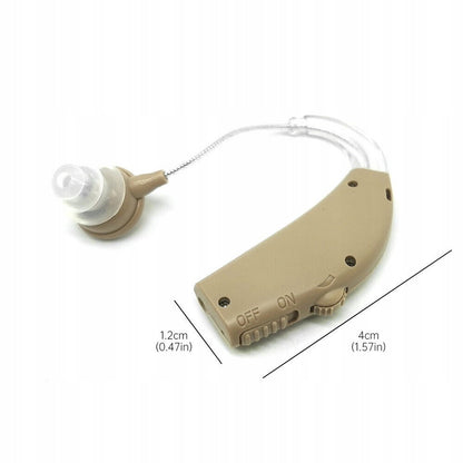 Digital hearing aid - Behind-the-ear sound collector - Rechargeable - Sound amplification - Intelligent noise V1188-MS-313-0090