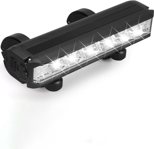 1800 Lumen LED Bike Light - USB Rechargeable Bike Light - Bike Light with Power Bank - Century of Lights for V1188-MS-313-0091