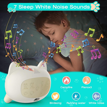 Sleep Trainer Alarm Clock Moon Sun Sound Machine Night Light Digital Battery Powered - Sleep Trainer for V1188-MS-313-0092