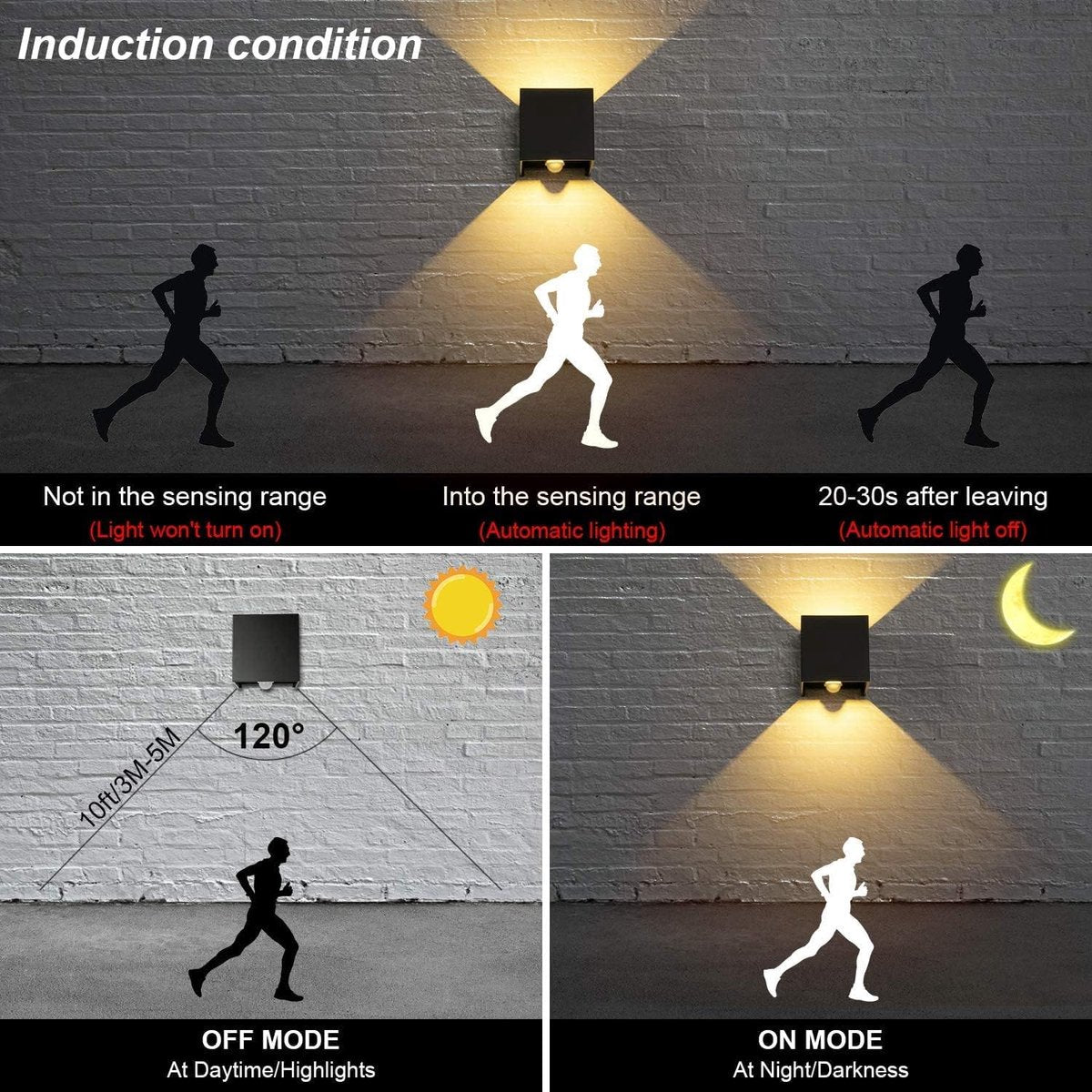 Rechargeable wall light with remote control - 5W - Three lighting colors - Adjustable intensity - Night light V1188-MS-313-0097