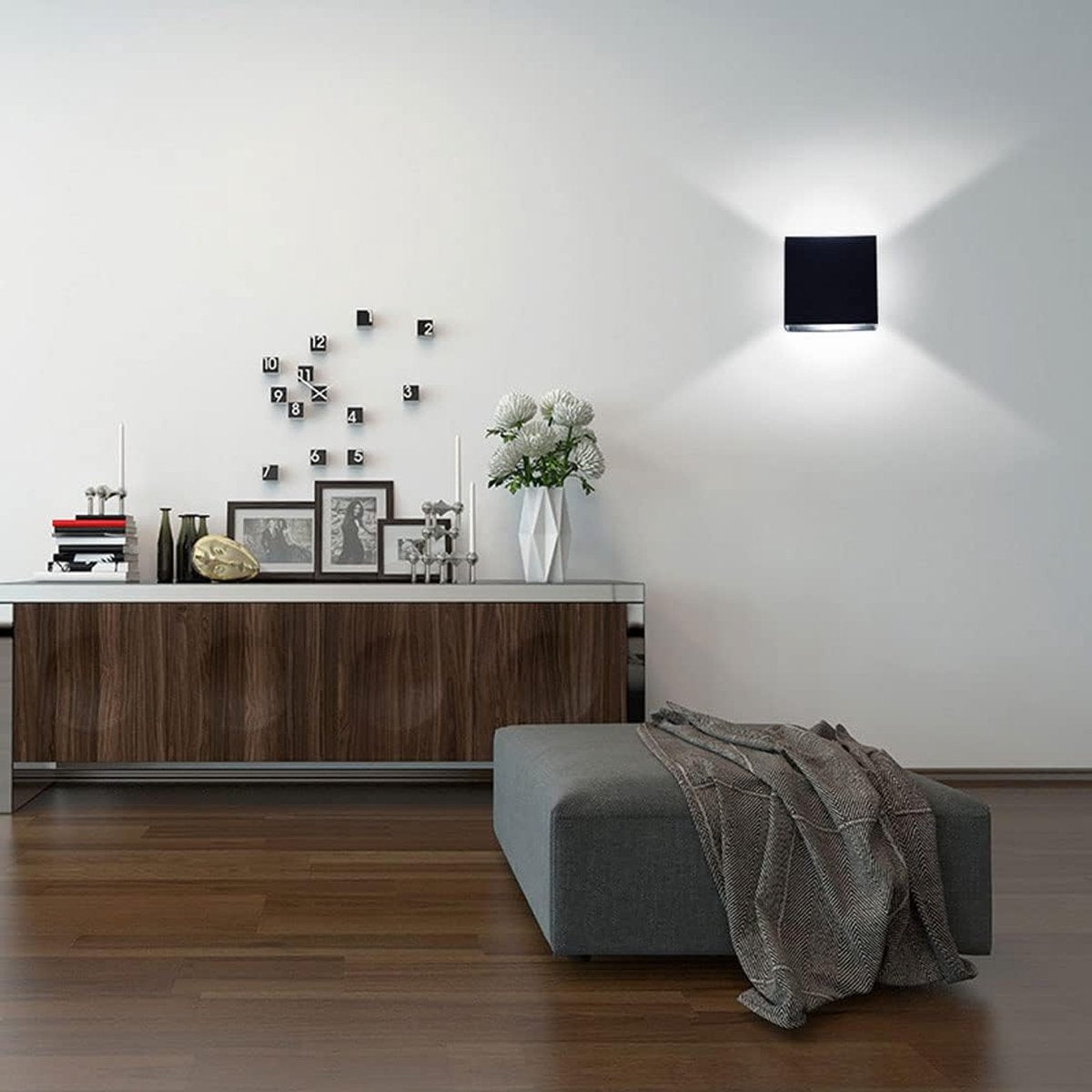 Rechargeable wall light with remote control - 5W - Three lighting colors - Adjustable intensity - Night light V1188-MS-313-0097
