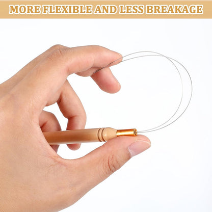 Microring Loop - Microring Needle 4 pieces - hair extensions - threading - beads V1188-MS-313-0101