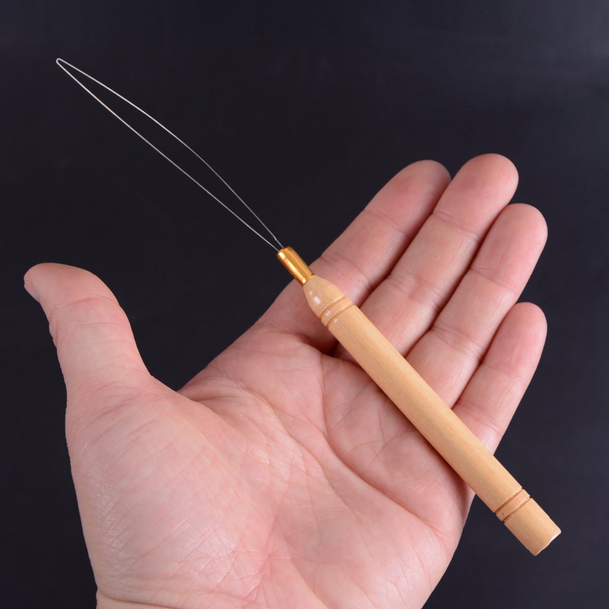 Microring Loop - Microring Needle 4 pieces - hair extensions - threading - beads V1188-MS-313-0101