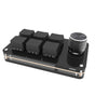 Mini 6-button keyboard, programmable keys, customizable shortcuts, mechanical USB keyboard V1188-MS-313-0109