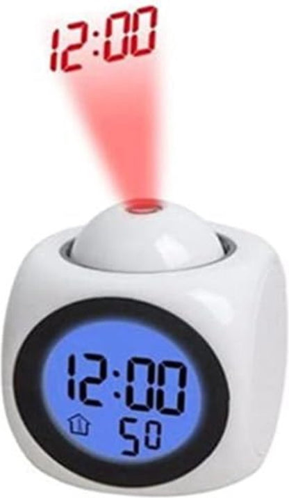 Clock radio with projection - Digital clock radio - Digital clock radio - Wit V1188-MS-313-0112