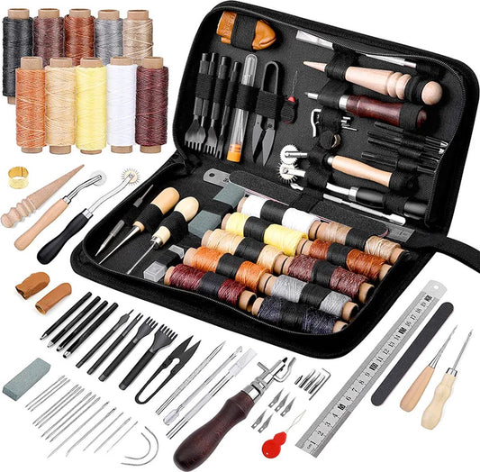 ShopEighty8 - Leather - Leather Processing - Leatherworking Tools - Professional Leather Craft Tool Set - V1188-MS-313-0114