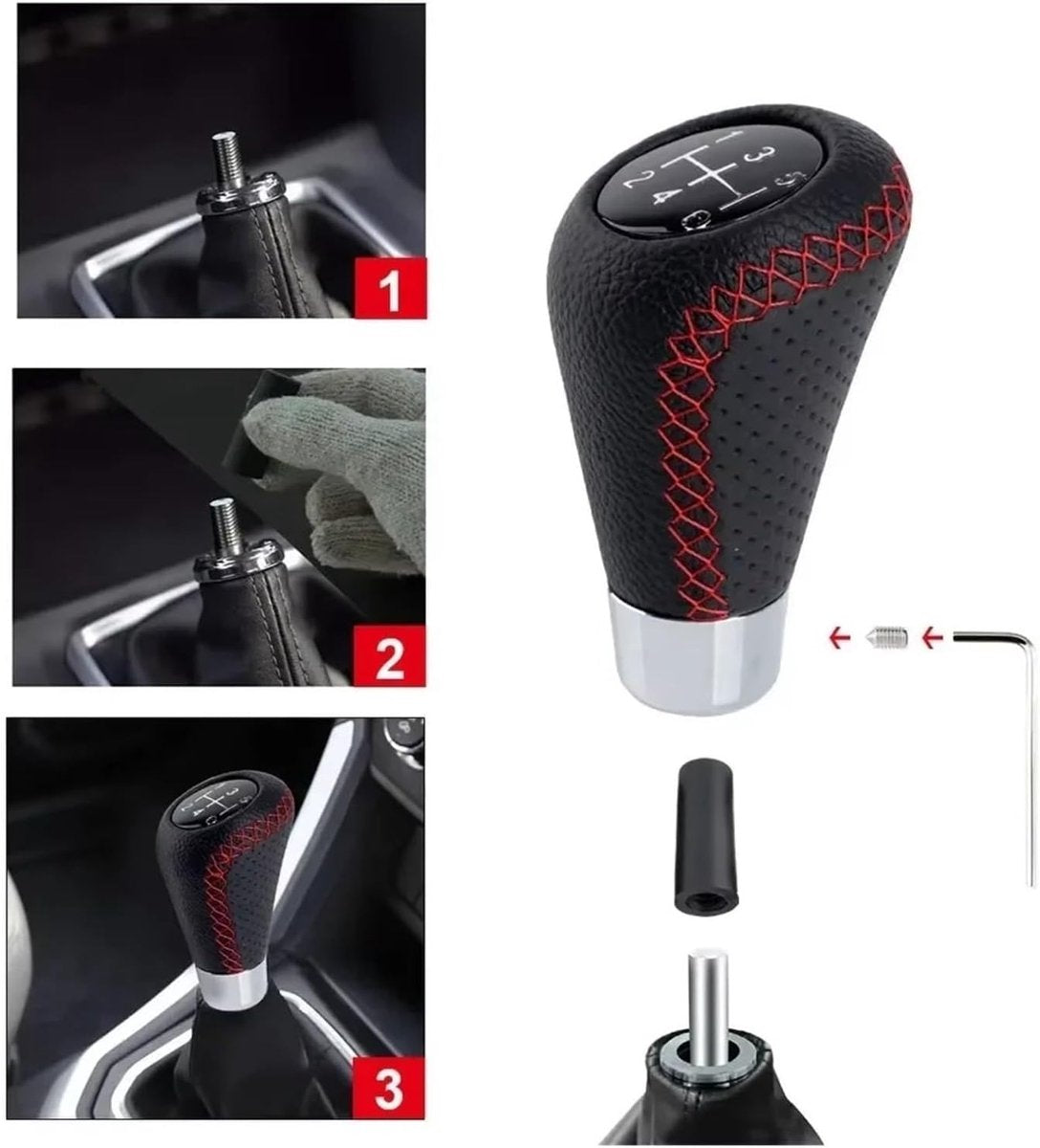 Gear shift lever - Manual gear shift lever - 5-speed transmission - Gear shift lever - Manual transmission - V1188-MS-313-0117