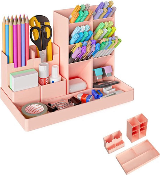 Pencil Case - 13 Compartments - Pen Holder - Desk Organizer - Pencil Holder - Desk Organizer - Pen Case - V1188-MS-313-0118