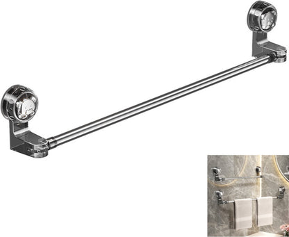 Extendable towel rail 30-60 cm - Bathroom towel rack - Suction cup towel rack without end caps - For V1188-MS-313-0122