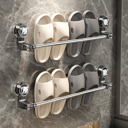 Extendable towel rail 30-60 cm - Bathroom towel rack - Suction cup towel rack without end caps - For V1188-MS-313-0122