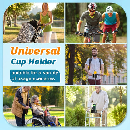 Stroller cup holder, universal stroller/pram cup holder, baby stroller organizer, drink and coffee cup holder V1188-MS-313-0130