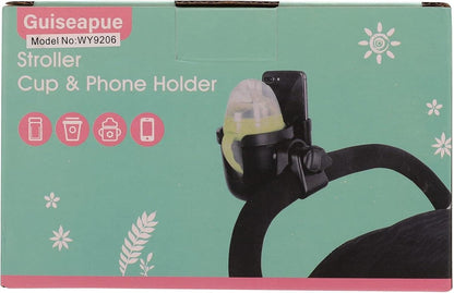 Stroller cup holder, universal stroller/pram cup holder, baby stroller organizer, drink and coffee cup holder V1188-MS-313-0130