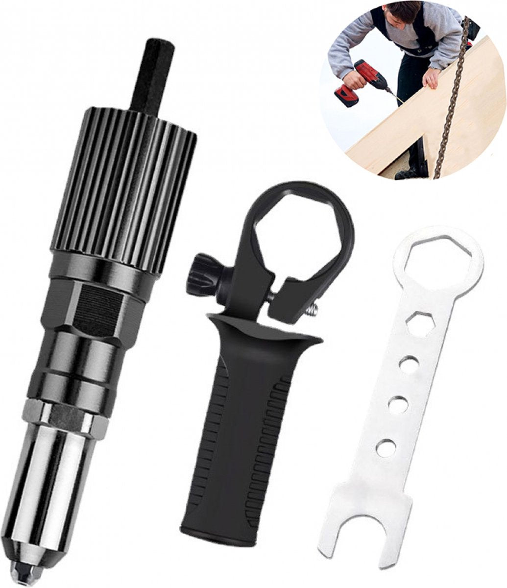 Pop rivet pliers - Cordless drill - Blind rivet pliers - for cordless drill - Pop rivet pliers set - Rivet V1188-MS-313-0132