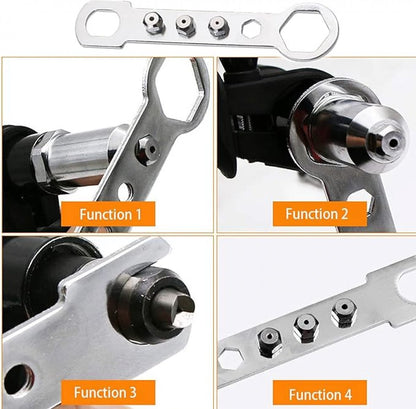 Pop rivet pliers - Cordless drill - Blind rivet pliers - for cordless drill - Pop rivet pliers set - Rivet V1188-MS-313-0132