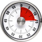FLOKOO Leather and Metal Clock V1188-MS-313-0135