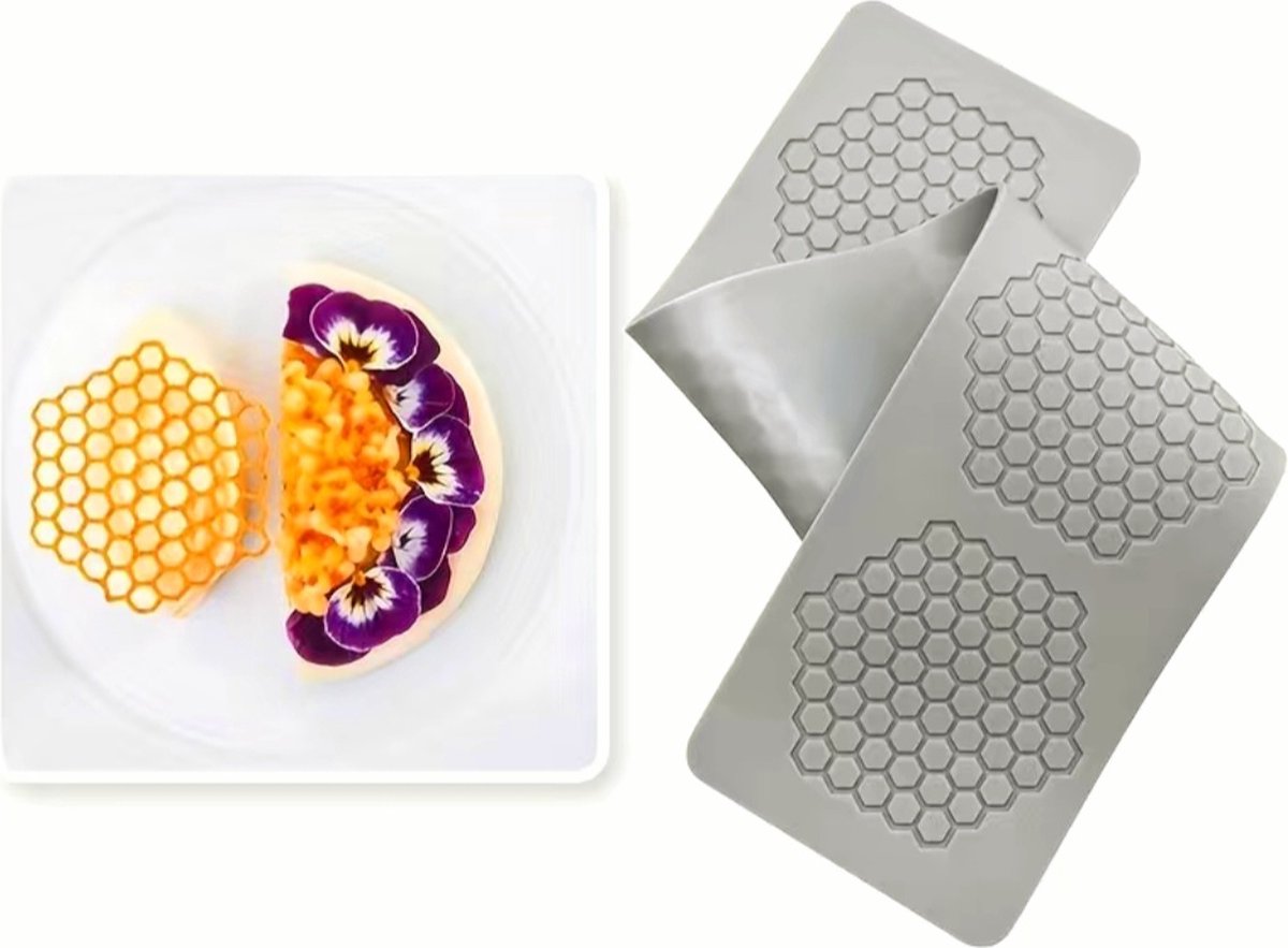 Honeycomb silicone mold / tile mold V1188-MS-313-0139