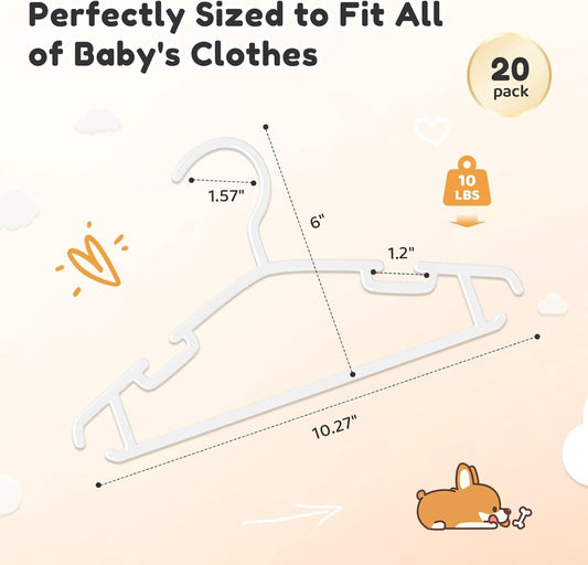 Hangers - Hangers - Children's Hangers - Baby Hangers - Plastic Hangers for Children - Baby Wardrobe Hangers V1188-MS-313-0143