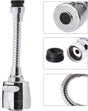 Greenure Flexible Tap Hose - Water-Saving Rinse Tap - Extension - Kitchen Tap V1188-MS-313-0161