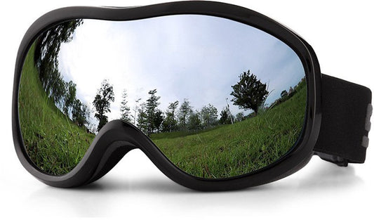 Ski goggles to wear over glasses, with double-layered lenses, anti-fog treatment and UV protection. Suitable V1188-MS-313-0162