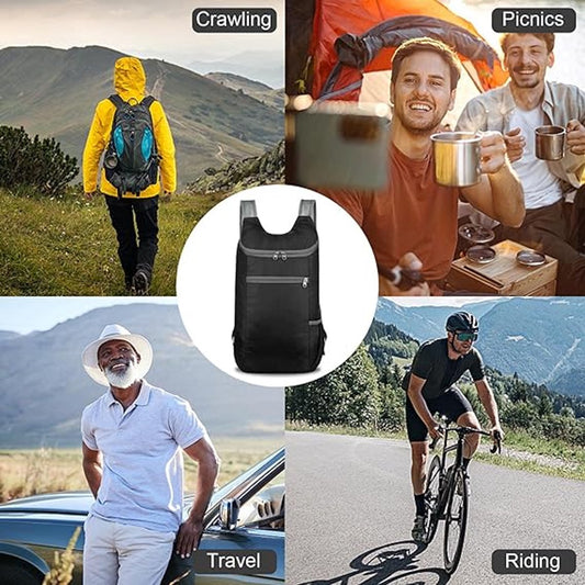 Backpack - Bag - Ultralight foldable backpack - Backpacks - Waterproof canvas, large capacity - Suitable for V1188-MS-313-0191