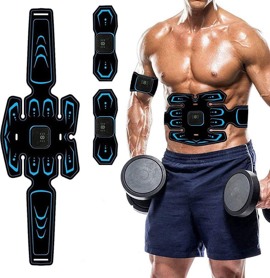 Abdominal Trainers - Abdominal Muscles - Rechargeable - Slimming Belt - Electrical ABS Stimulator - V1188-MS-313-0199
