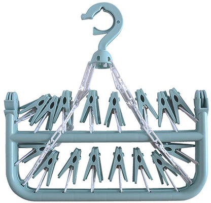 Sock Dryer - Clothesline - 32 Clips - Sock Hanger - Wasrek - Wasrek - Carousel - Drying Carousel - Clothes V1188-MS-313-0205
