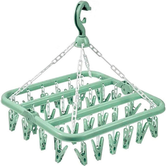 Sock Dryer - Clothesline - 32 Clips - Sock Hanger - Sock Dryer - Laundry Socks - Dryer - Carousel - Drying V1188-MS-313-0206
