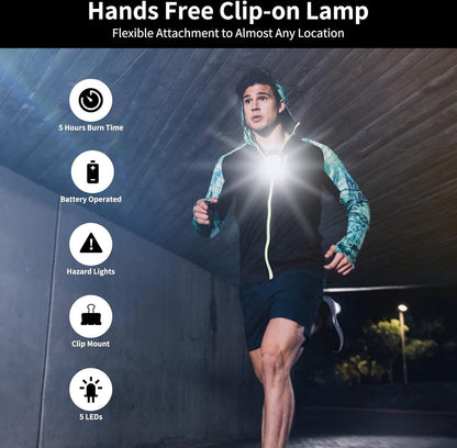 Running light - Chest lamp - Running chest lamp - Chest walker - USB rechargeable V1188-MS-313-0208