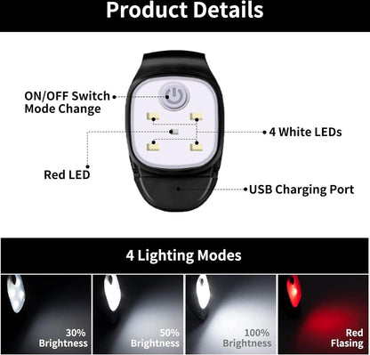 Running light - Chest lamp - Running chest lamp - Chest walker - USB rechargeable V1188-MS-313-0208