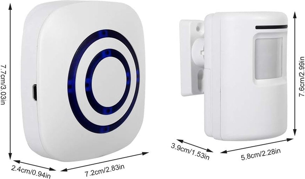 Entry detector - Passage detector - Wireless entry detector - Entry detector - Security V1188-MS-313-0209