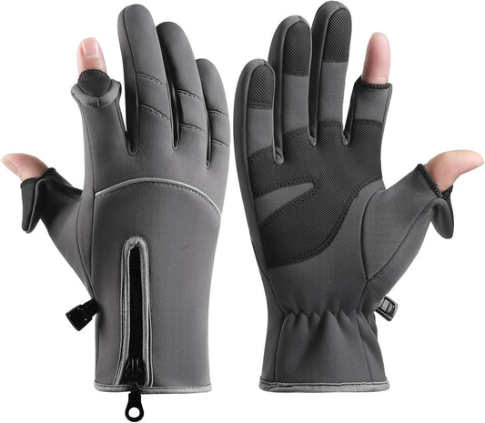 Men's and women's winter gloves - 2-finger touchscreen gloves - Running gloves - Cycling gloves - Driving V1188-MS-313-0224