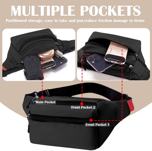Riem Outdoor Bag - Fanny Pack - Waterproof Fanny Pack - Women's and Men's - Fanny Pack - Phone Bag - Swimming V1188-MS-313-0235