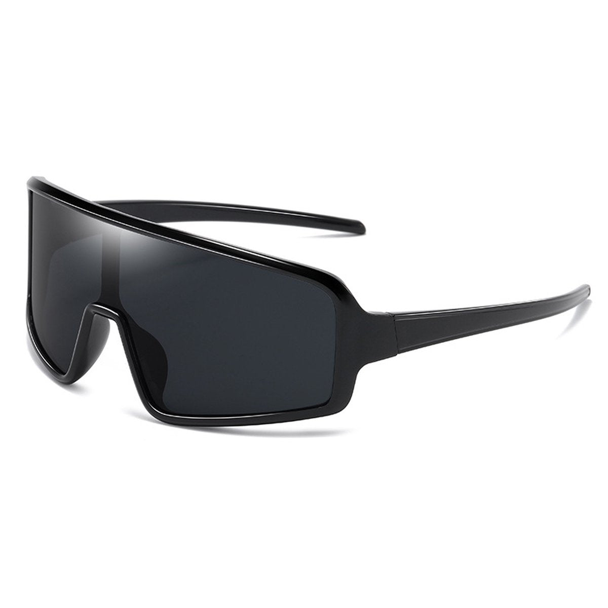 Sport Sunglasses - Black - Extra Large Frame - Cycling Glasses, Sports Glasses V1188-MS-313-0238