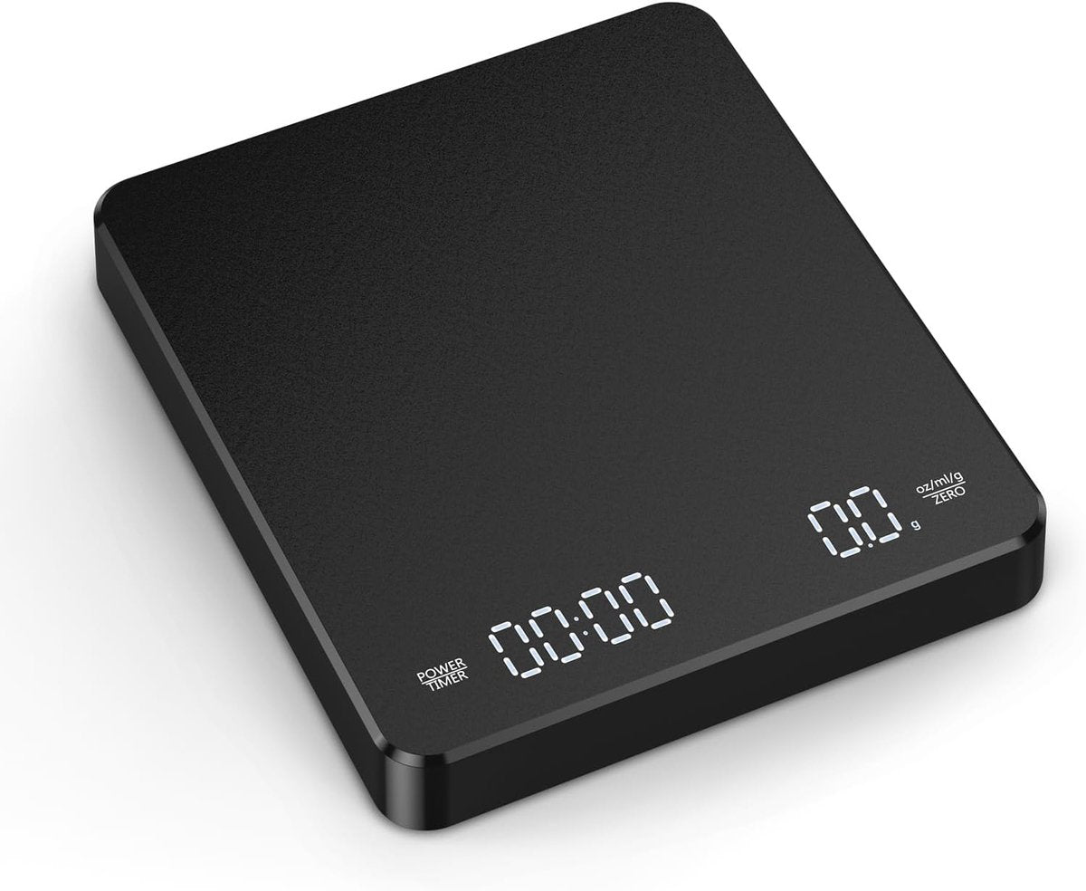 Coffee Scale - Digital Coffee Scale with Timer - Rechargeable for Filter Coffee, 3 kg / 0 g Digital Espresso V1188-MS-313-0244