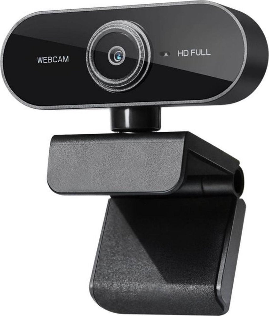 Full HD Webcam - 1080p - Webcam with Microphone - Computer - Laptop - Autofocus - Work from Home - Webcam for V1188-MS-313-0248