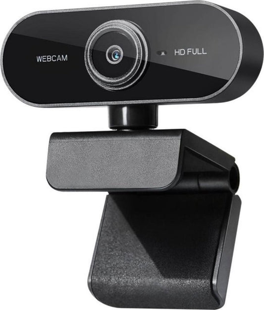 Full HD Webcam - 1080p - Webcam with Microphone - Computer - Laptop - Autofocus - Work from Home - Webcam for V1188-MS-313-0248