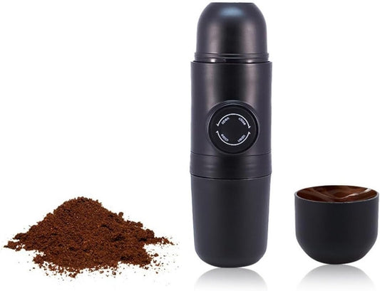 Portable manual coffee maker for travel - ideal for outdoor camping V1188-MS-313-0271