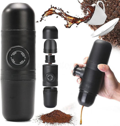 Portable manual coffee maker for travel - ideal for outdoor camping V1188-MS-313-0271