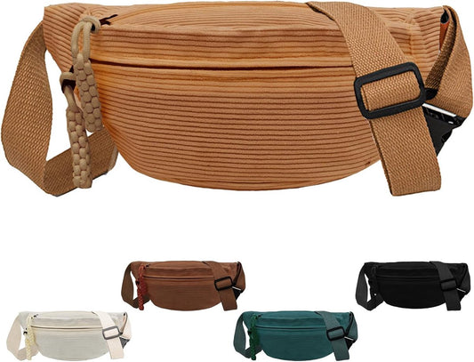 Fanny pack - Women's fanny pack - Men's fanny pack - Corduroy fanny pack - Women's corduroy fanny pack - V1188-MS-313-0274
