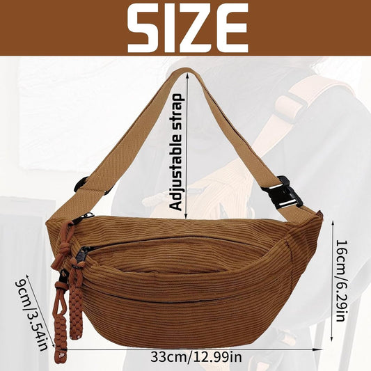 Fanny pack - Women's fanny pack - Men's fanny pack - Corduroy fanny pack - Women's corduroy fanny pack - V1188-MS-313-0276