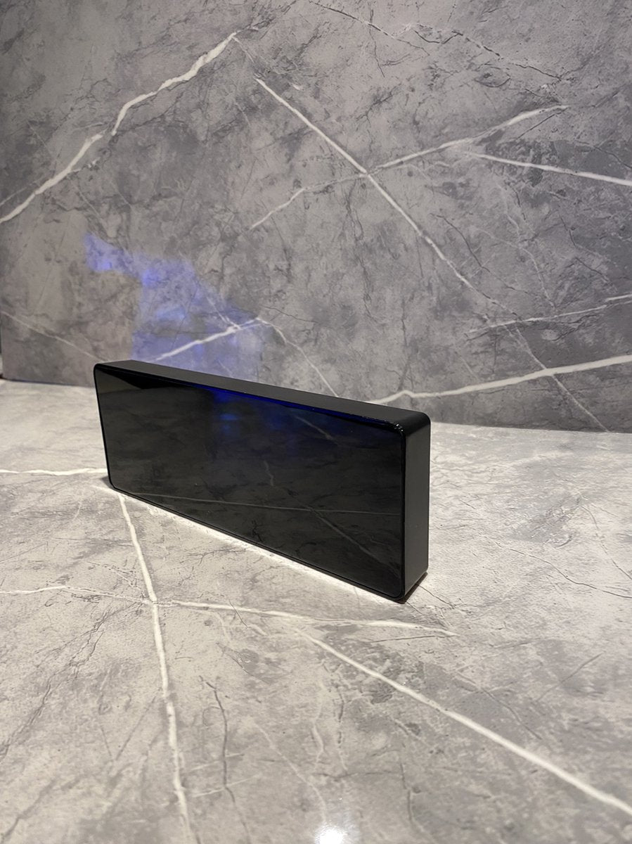 Klok Digital Deluxe - Bedroom - Sound Sensor - Wekker - Black - USB - Battery - LED Wit V1188-MS-313-0279