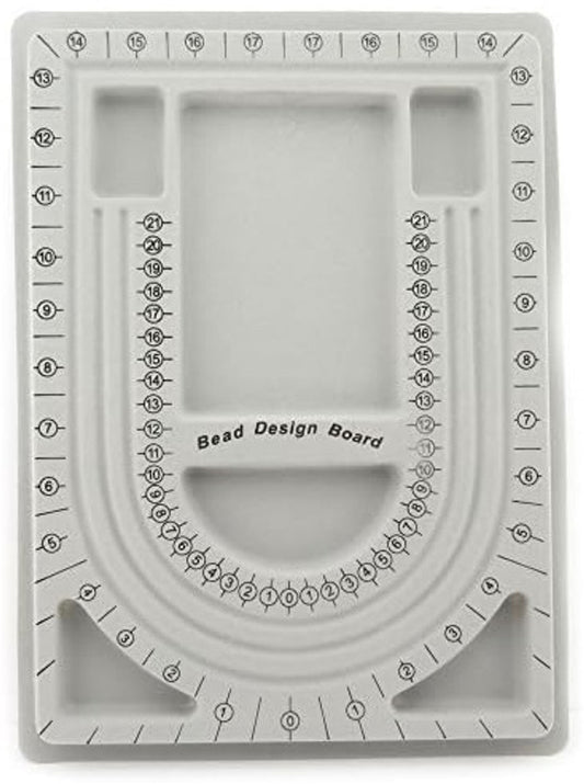 Bead Tray for Bracelets and Necklaces - 9.5 x 12.9 inches - DIY Jewelry Tool - For Girls and Necklace and V1188-MS-313-0280