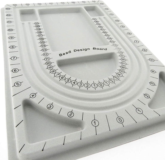 Bead Tray for Bracelets and Necklaces - 9.5 x 12.9 inches - DIY Jewelry Tool - For Girls and Necklace and V1188-MS-313-0280