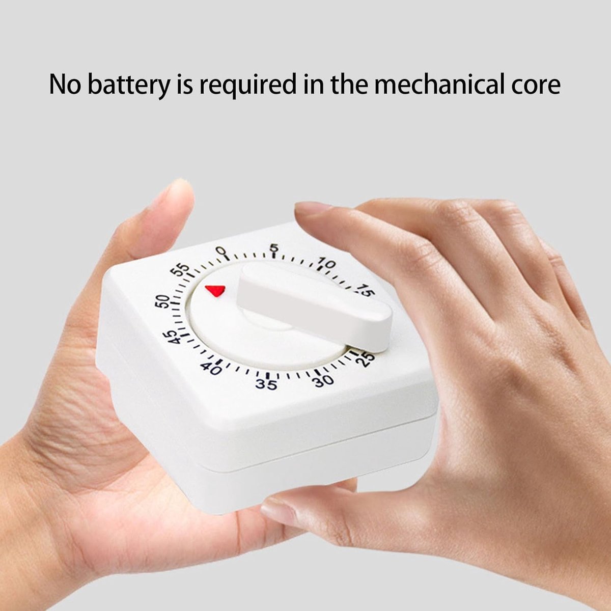 Kitchen Timer - Analog Kitchen Timer - Mechanical Kitchen Timer - 60 Minutes - Kitchen Gadget - Timer - V1188-MS-313-0287