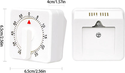 Kitchen Timer - Analog Kitchen Timer - Mechanical Kitchen Timer - 60 Minutes - Kitchen Gadget - Timer - V1188-MS-313-0287
