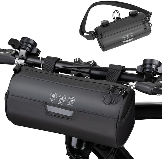 Bicycle handlebar bag - Reflective and waterproof storage bag - Storage bag - Bicycle accessories - Removable V1188-MS-313-0290